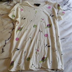 Forever 21 Planet Print Shirt
